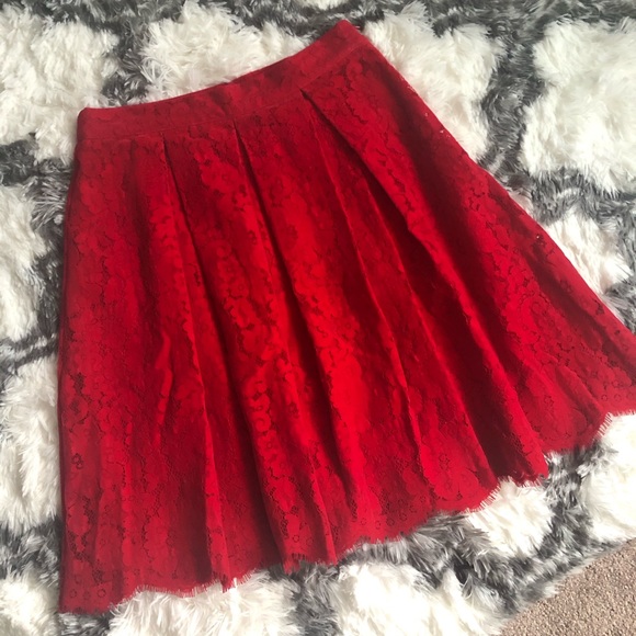 Velvet &. Net box pleated skirt - Picture 2 of 3